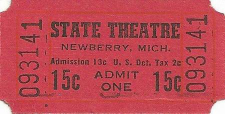 Tahqua-Land Theatre - 1940S Ticket From Paul (newer photo)